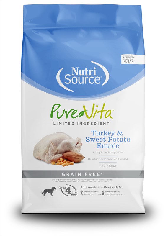 Pure Vita Grain Free Dog Food Turkey Formula