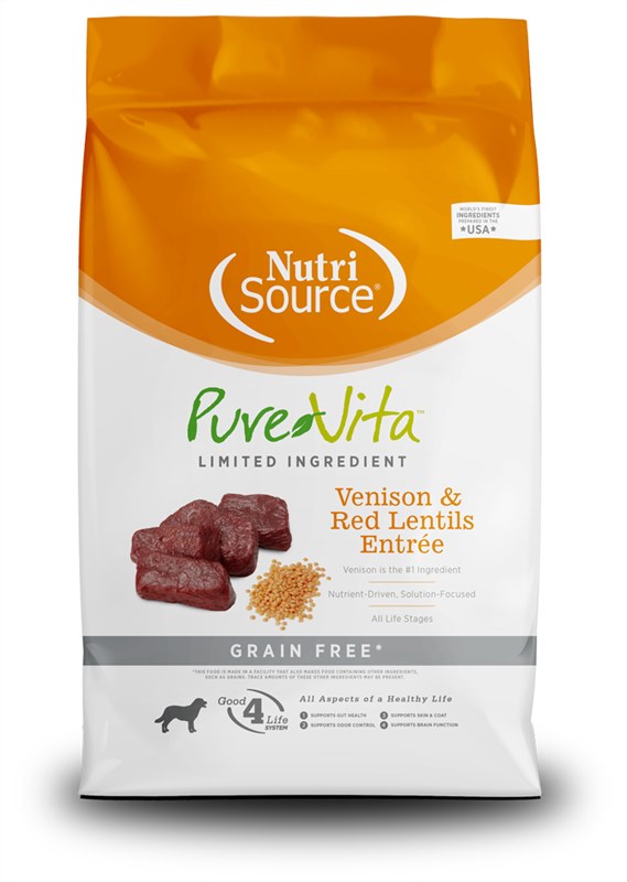Pure Vita Venison and Red Lentils Grain Free Entree