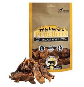 PureBites Bacon Style Pork Jerky Dog Treats