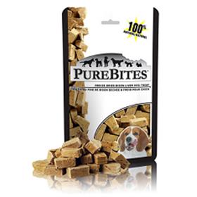 PureBites Bison Liver Freeze Dried Dog Treat