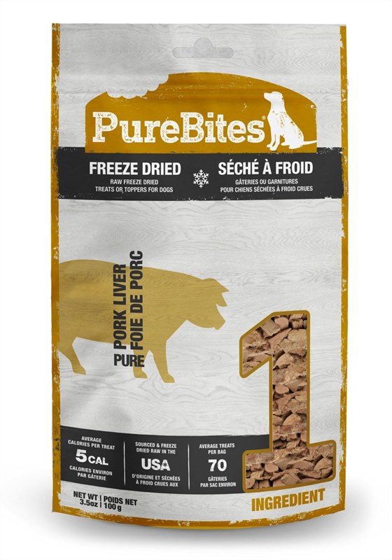 PureBites Freeze Dried Pork Liver 