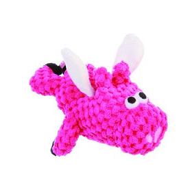 Quaker Pet Godog Just For Me Checkers Flying Pig Pink Small