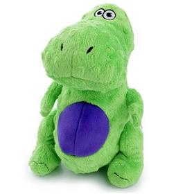 Quaker Pet GoDog T Rex Green Small with Chew Guard
