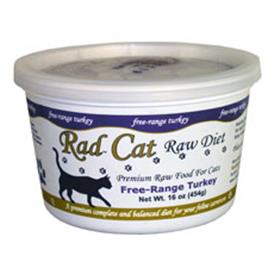 Rad Cat Raw Free Range Turkey Cat Food