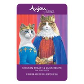 Rawz Cat Pouch Grain Free Aujou Chicken Breast and Duck