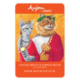 Rawz Cat Pouch Grain Free Aujou Chicken Breast and Pumpkin