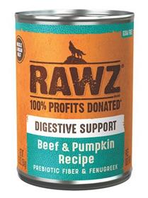 Rawz Digestive Support Beef Pumpkin Recipe Canned Dog Food