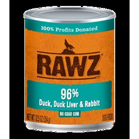 Rawz Dog Can Duck and Duck Liver and Rabbit Pate