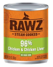 Rawz Dog Chicken and Chicken Liver Can