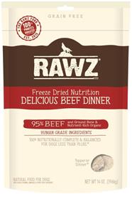 Rawz Dog Freeze Dried Beef Dinner