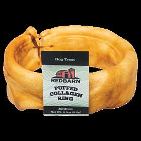 Red Barn Dog Treat Puffed Collagen Ring