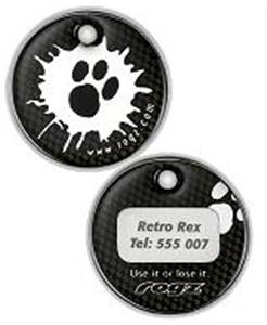 Rogz Passport Id Tag Paint Paws