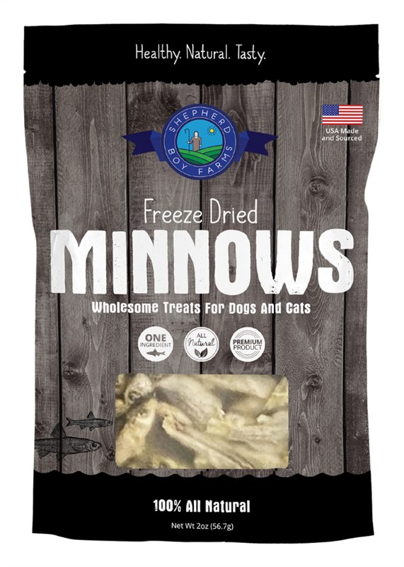 Shepherd Boy Farms Freeze Dried Minnows Dog or Cat Treat