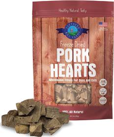 Shepherd Boy Farms Freeze Dried Pork Hearts Dog or Cat Treat