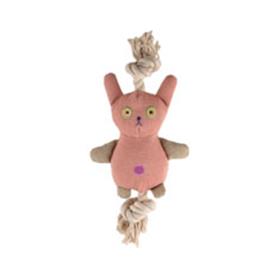 Simply Fido Basics Natural Canvas Bunny Organic Rope Toy