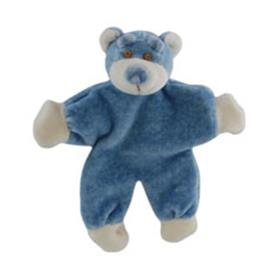 Simply Fido Beginnings Stuffless Bear Organic Dog Toy