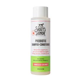 Skouts Honor Natural Probiotic Dog and Cat Shampoo Conditioner Sunkissed Coconut