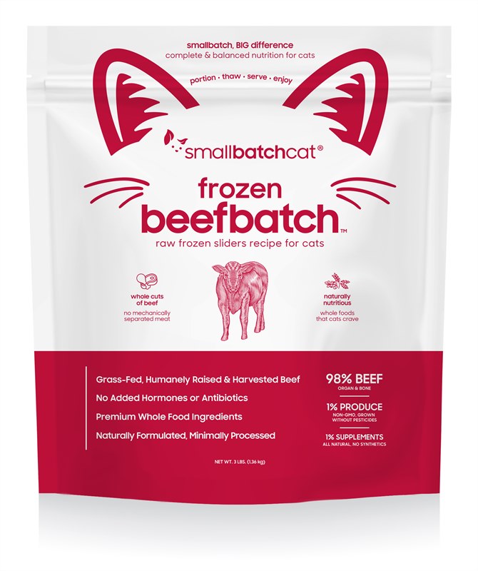 Small Batch Cat Frozen Sliders Beef 
