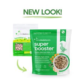 Small Batch Super Booster Freeze Dried Treat Duck Bites 