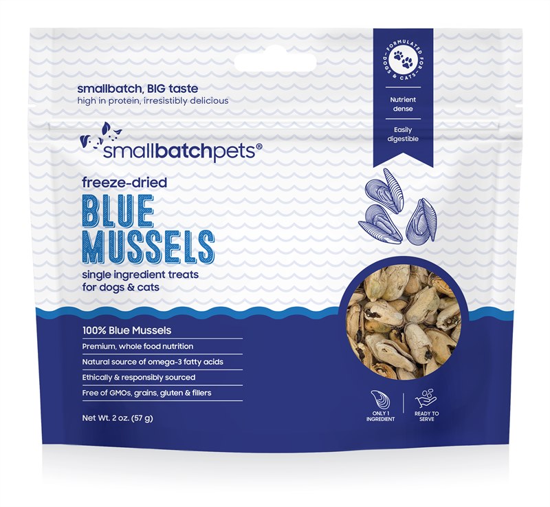 Smallbatch Blue Mussels Dog Treat