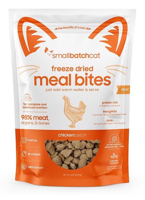 SmallBatch Cat Food Freeze Dried Mealbites Chicken