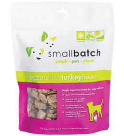 Small Batch Freeze Dried Turkey Heart Dog and Cat Treats