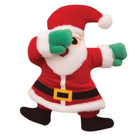 Snugarooz Dabbing Santa Plush Dog Toy