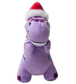 Snugarooz Merry T Rex Dog Toy