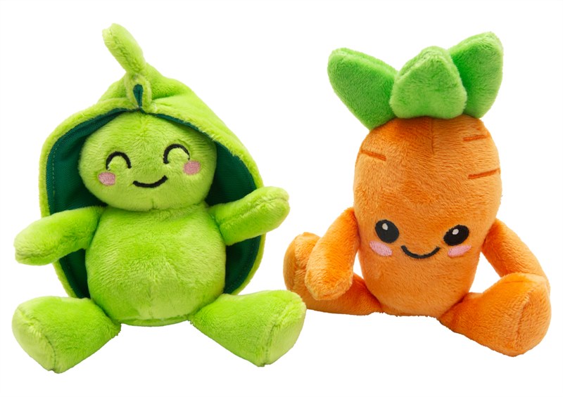 Snugarooz Pea and Carrot DogToy