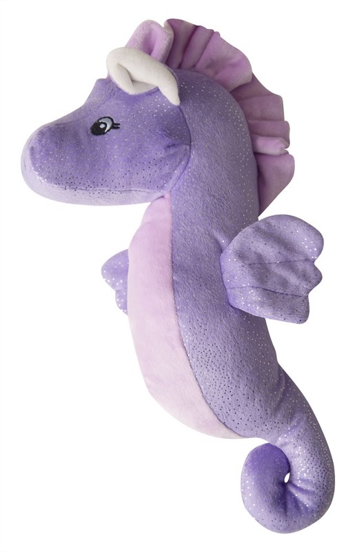 Snugarooz Shelly the Seahorse Purple Dog Toy