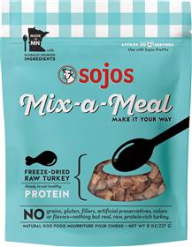 Sojos Dog Mix A Meal Freeze dried Turkey