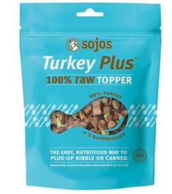 Sojos Turkey Plus Raw Grain Free Dog Food Topper