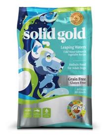 Solid Gold Leaping Waters with Salmon