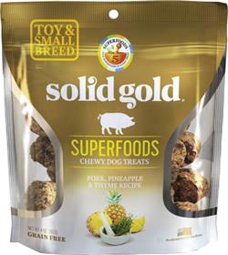 Solid Gold Superfoods Pork Pineapple Thyme Chewy Dog Treats