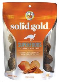 Solid Gold Superfoods Turkey Sweet Potato Cinnamon Chewy Dog Treats 