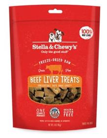 Stella and Chewys Beef Liver Freeze Dried Raw Dog Treats
