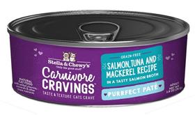 Stella and Chewys Carnivore Cravings Purrfect Pate Salmon Tuna Mackerel Recipe