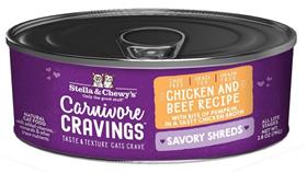 Stella and Chewys Carnivore Cravings Savory Shreds Chicken Beef Recipe