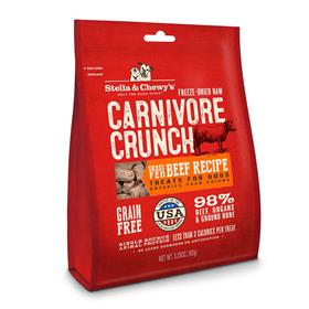 Stella and Chewys Carnivore Crunch Beef Dog Treat