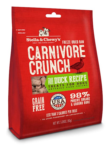 Stella and Chewys Carnivore Crunch Duck Dog Treat