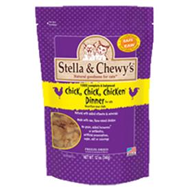 Stella and Chewys Freeze Dried Chick Chick Chicken Dinner for Cats