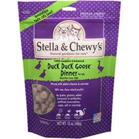 Stella and Chewys Freeze Dried Duck Duck Goose Dinner for Cats