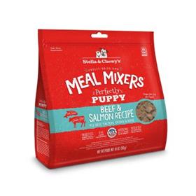 Stella and Chewys Freeze Dried Perfectly Puppy Beef Salmon Meal Mixers