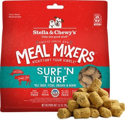 Stella and Chewys Freeze Dried Surf and Turf Meal Mixers