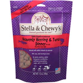 Stella and Chewys Freeze Dried Heavenly Herring and Tuna Dinner for Cats