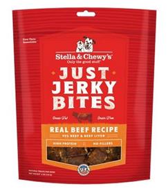 Stella and Chewys Just Jerky Bites Real Beef Recipe Dog Treats