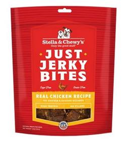 Stella and Chewys Just Jerky Bites Real Chicken Recipe Dog Treats