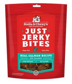 Stella and Chewys Just Jerky Bites Real Salmon Recipe Dog Treats