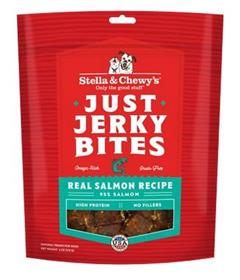 Stella and Chewys Just Jerky Bites Real Salmon Recipe Dog Treats