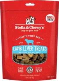 Stella and Chewys Lamb Liver Freeze Dried Raw Dog Treats